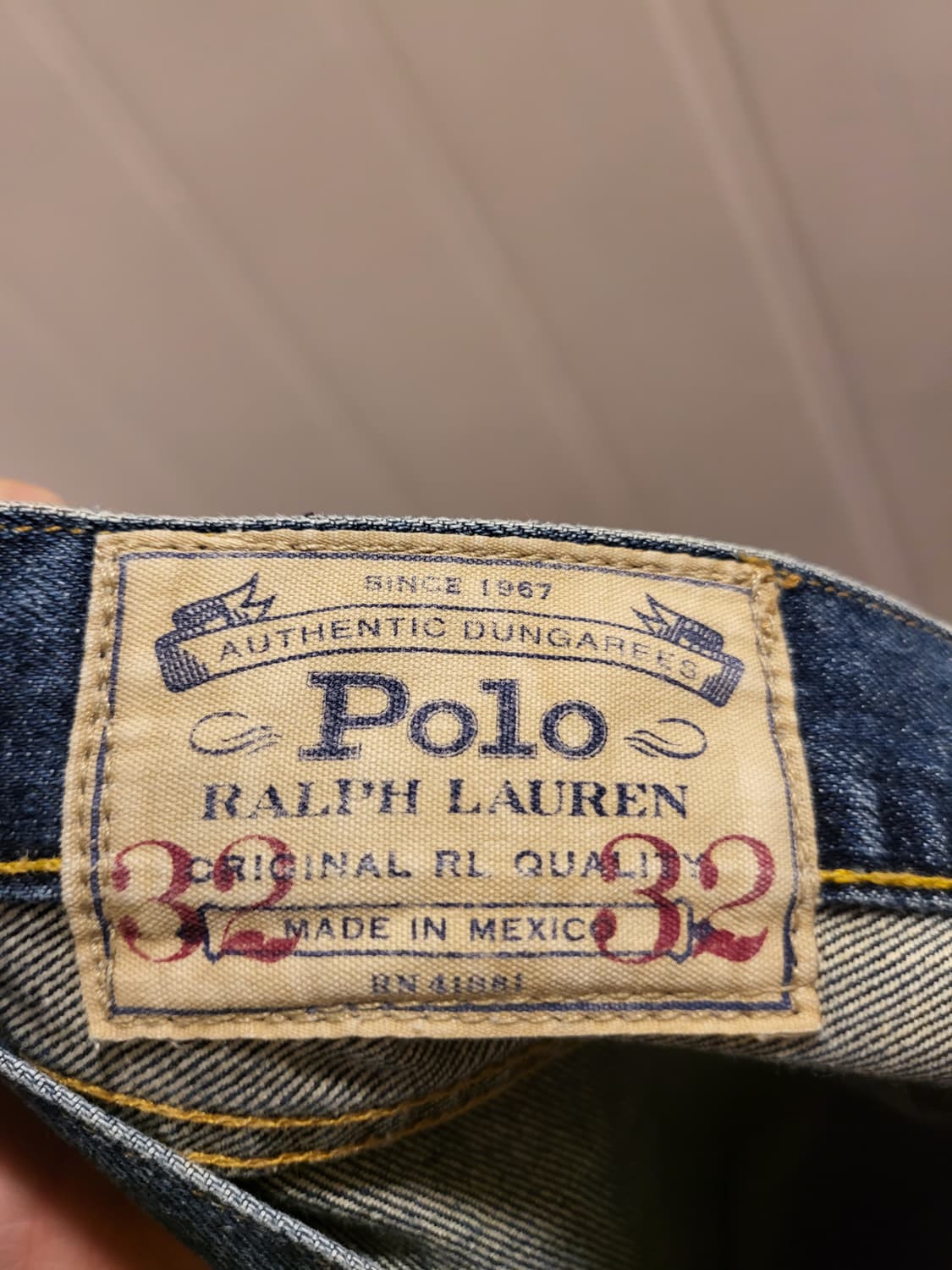 [32]폴로 랄프로렌 햄튼 스트레이트 데님청바지 상품이미지6