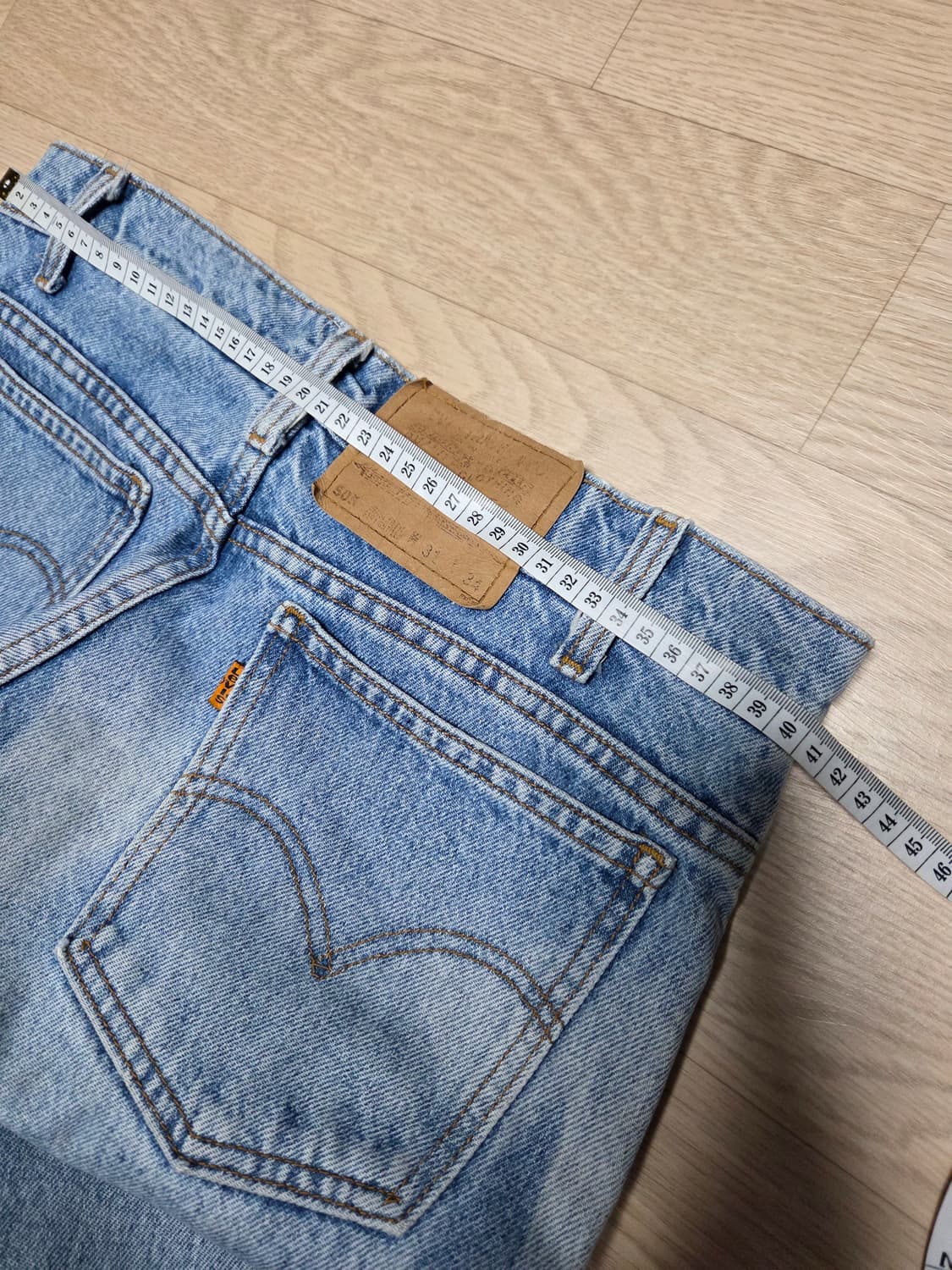 리바이스 505 90s 오렌지탭 데님 청바지  상품이미지6