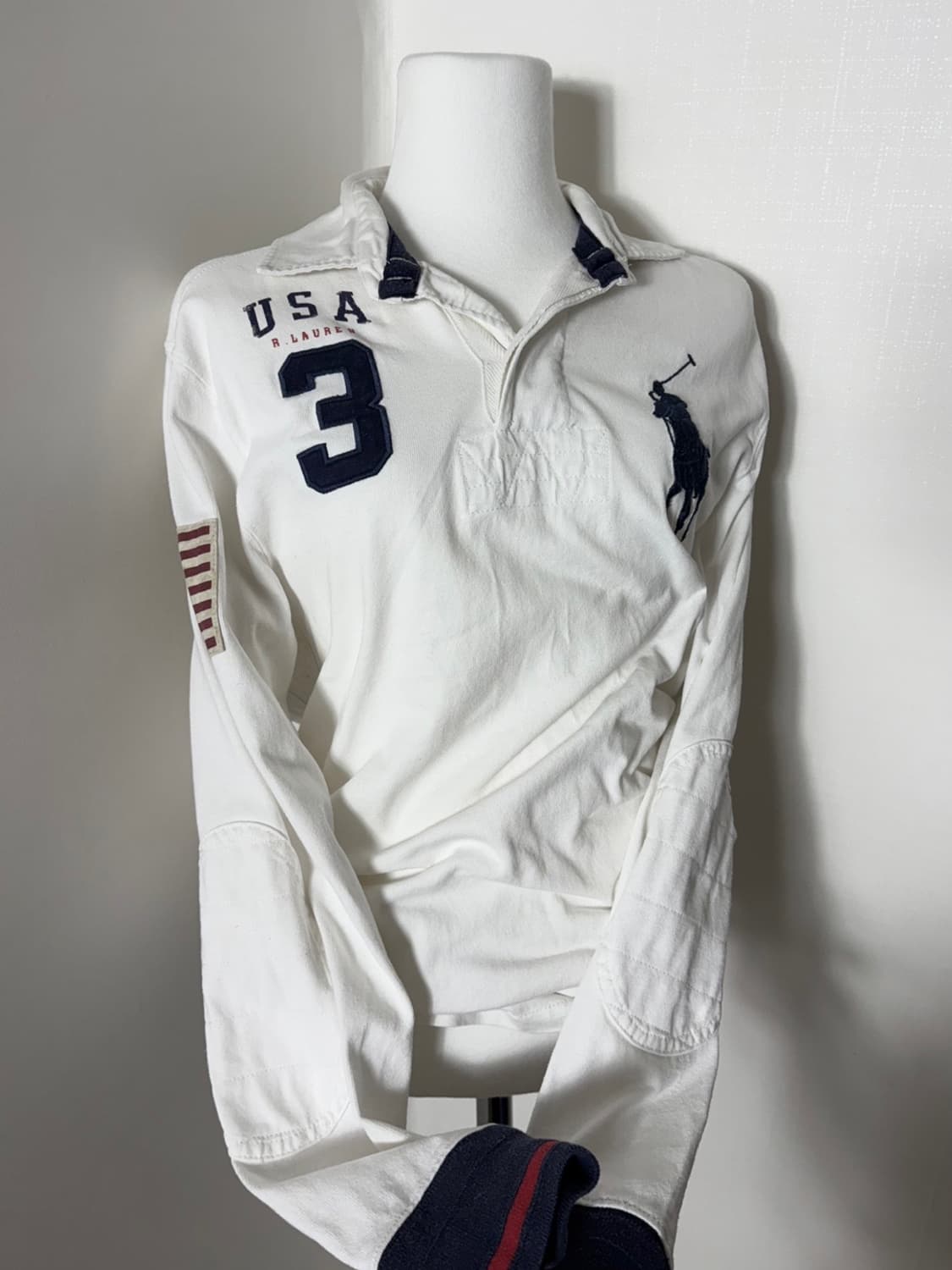 폴로 대장 성조기 카라 롱슬리브 상품이미지2