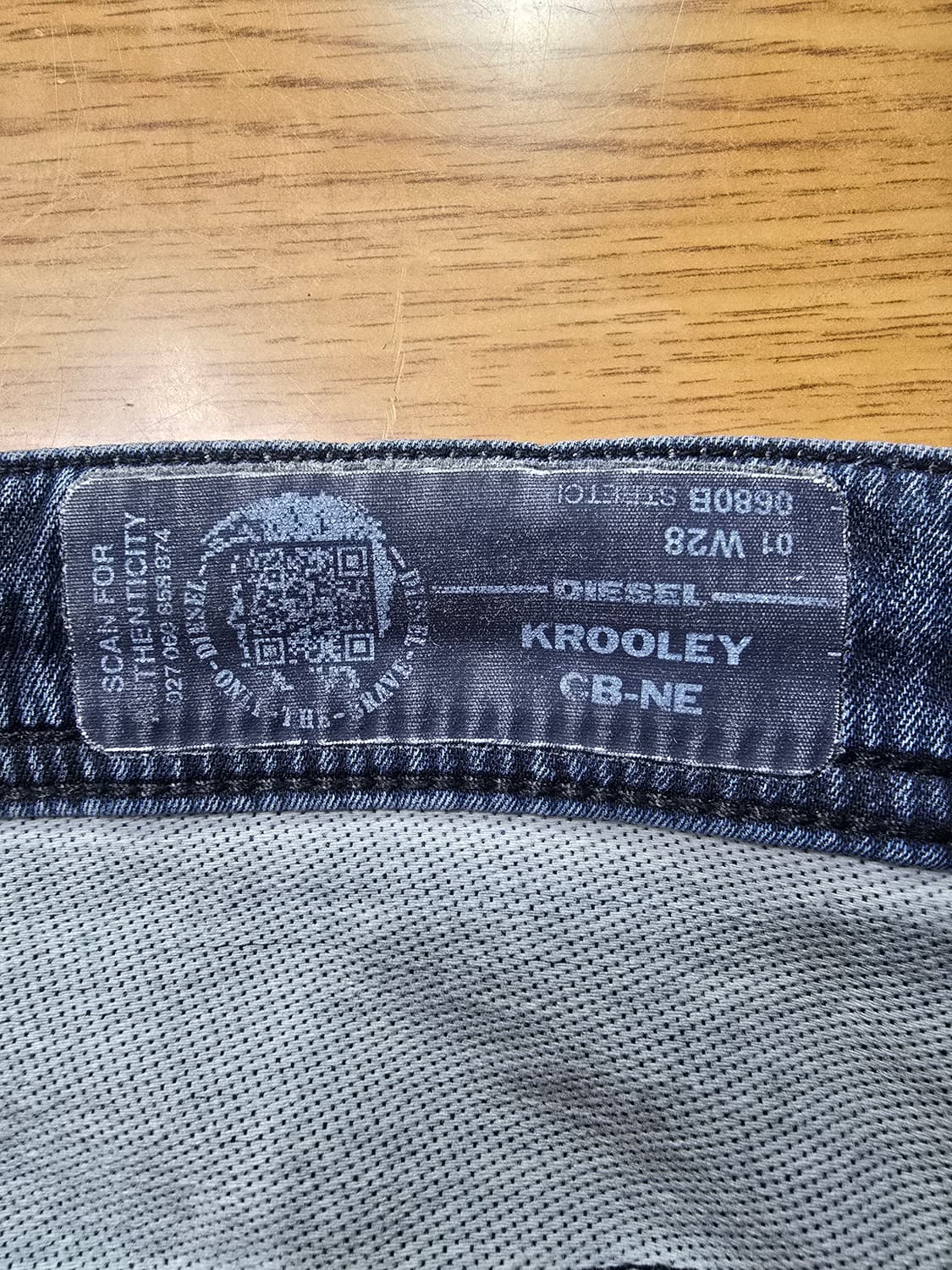 (28) [DIESEL] KROOLEY 이태리정품 벤딩스판 빈티지핏 바지 상품이미지5