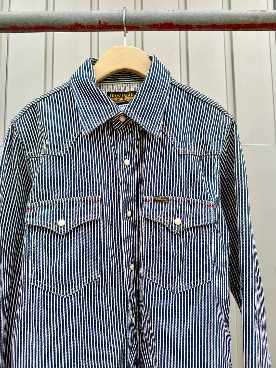 아이언하트  히코리 스트라이프 웨스턴셔츠 상품이미지2