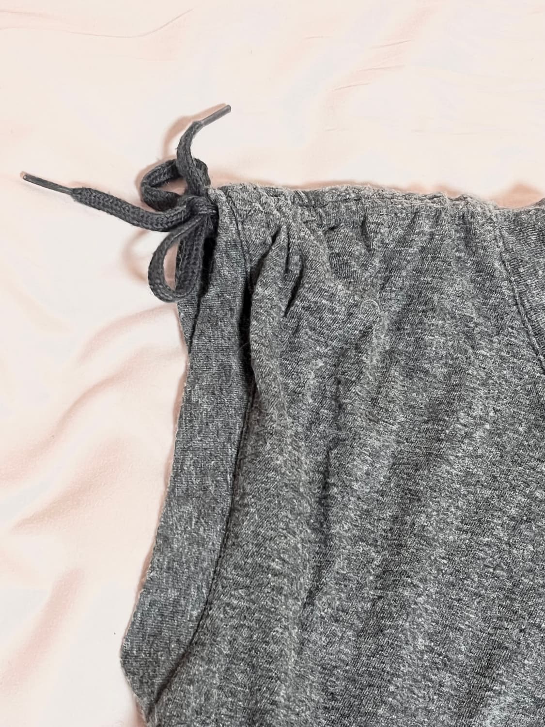 아디다스 미시엘리엇 회핑 그레이 + 연핑크 딸기우유 왕관 셔링 반팔티 상품이미지3