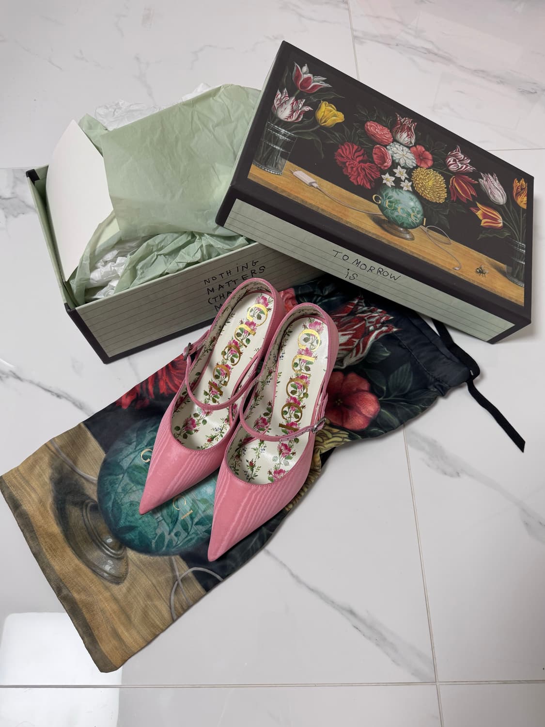 Gucci 핑크 힐 슈즈 eu35.5  상품이미지2