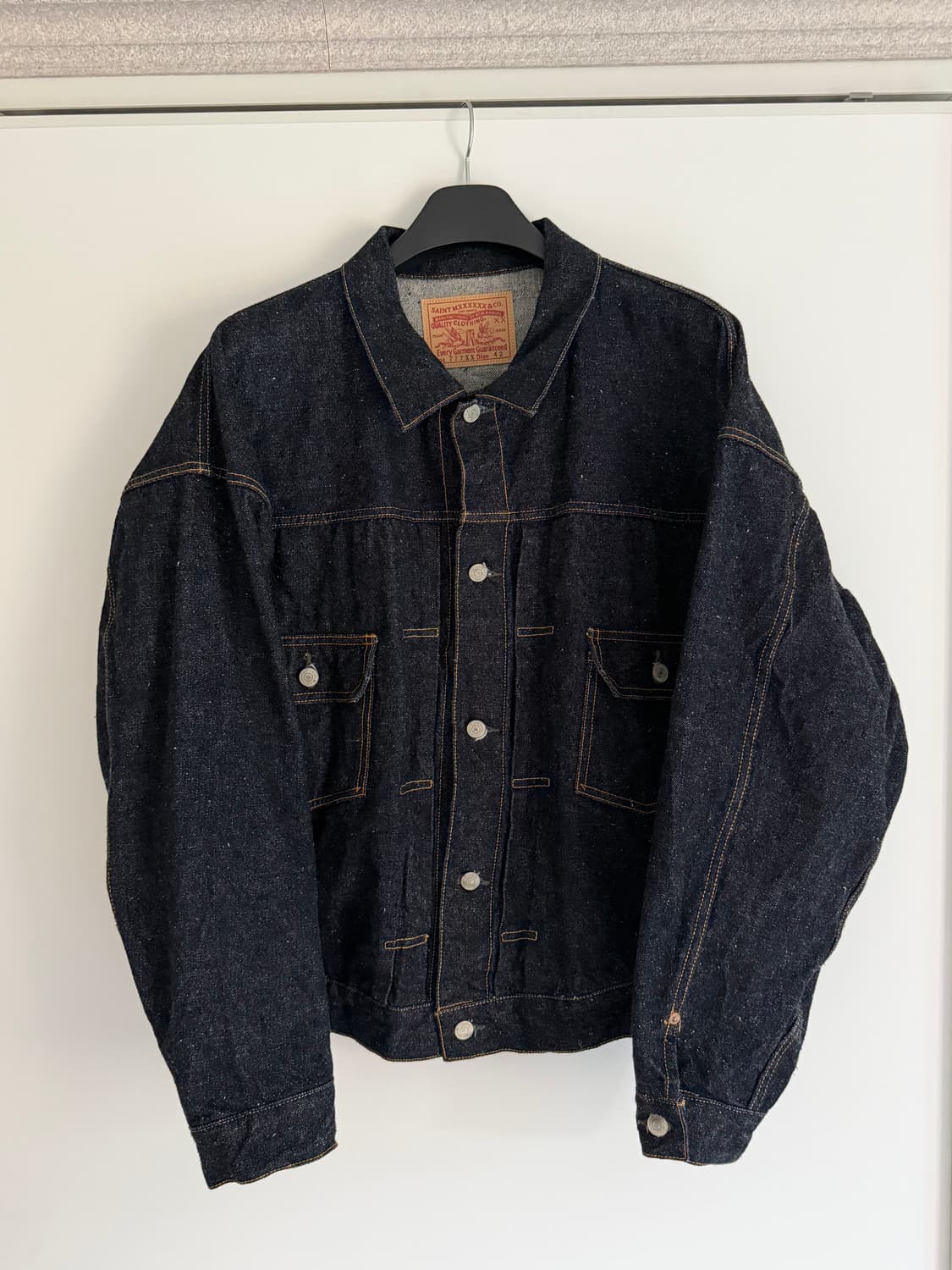 [XL] 세인트미카엘 버버진 데님 자켓 상품이미지1