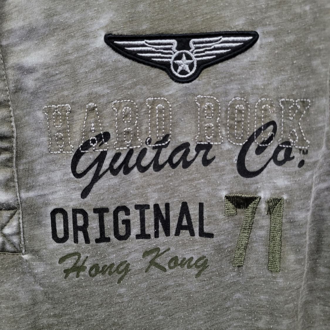 Hard Rock Guitars 디스트레스드룩 빈티지 셔츠 상품이미지3