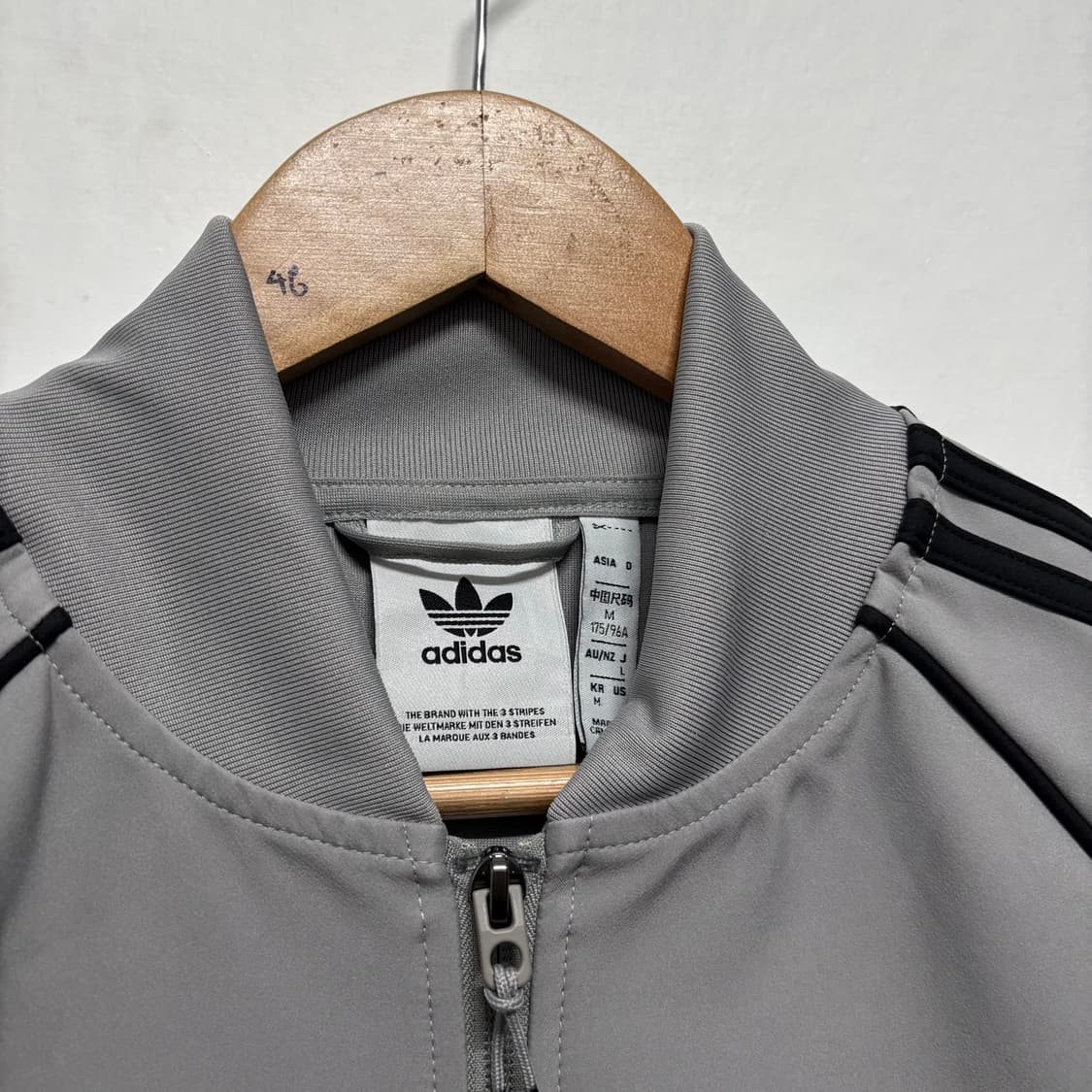 아디다스 그레이 삼선 슈퍼스타 져지 상품이미지3