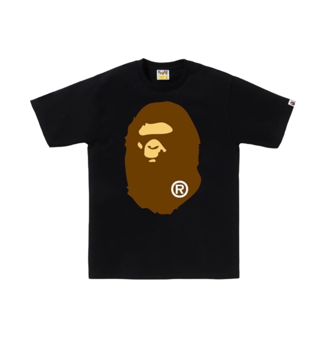 [L] 베이프 빅 에이프 헤드 티셔츠 블랙 상품이미지1