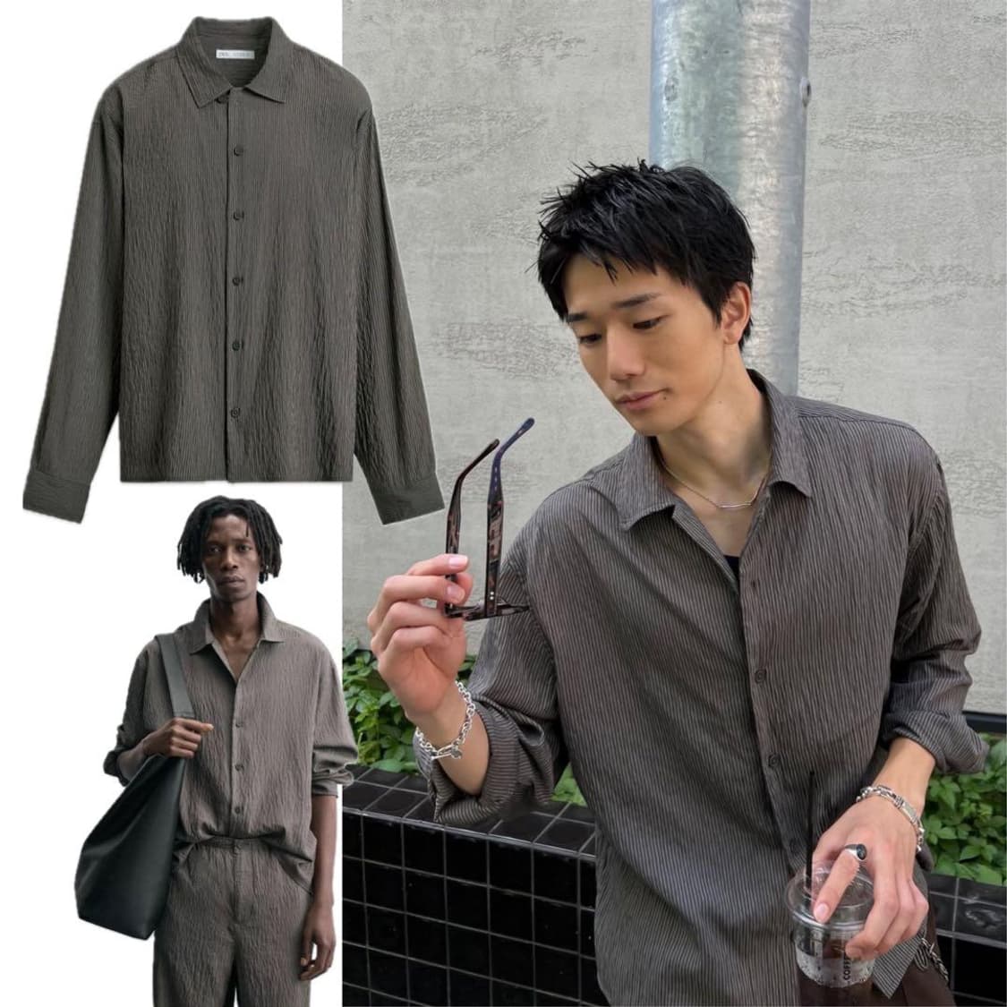 새옷 자라 테크니컬 긴팔 셔츠 상품이미지7