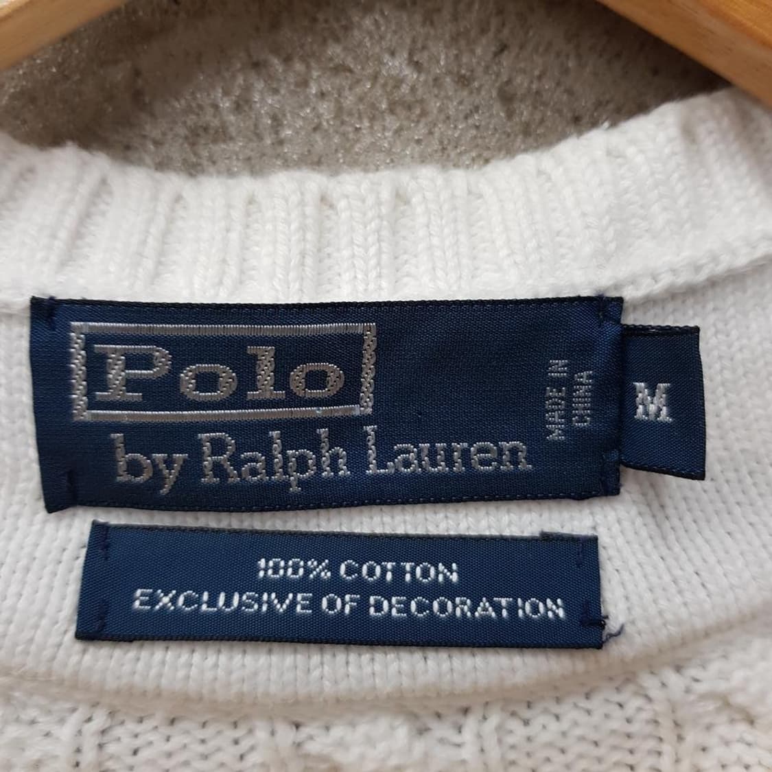 폴로 랄프로렌  케이블 니트 베스트 m사이즈 상품이미지3