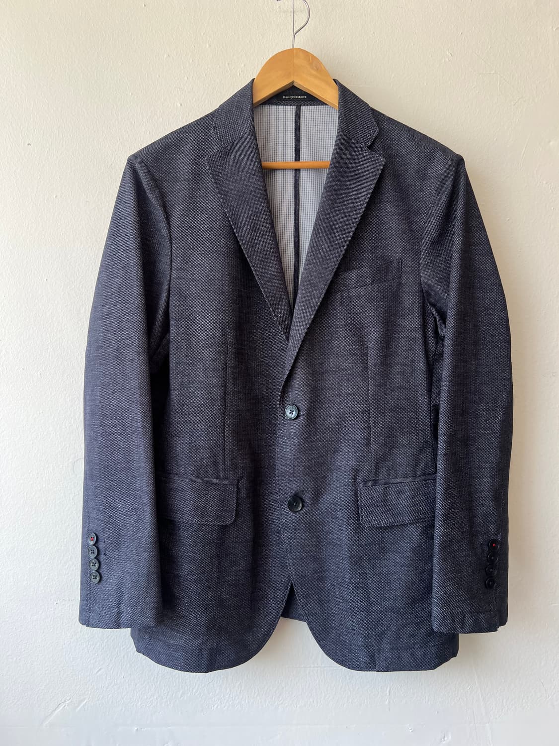 헨리코튼 남성 보카시네이비 간절기자켓 싱글자켓 상품이미지2