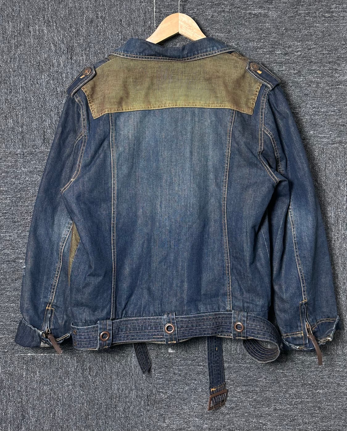 BY CROSS 데님 자켓 인디고 100 상품이미지2