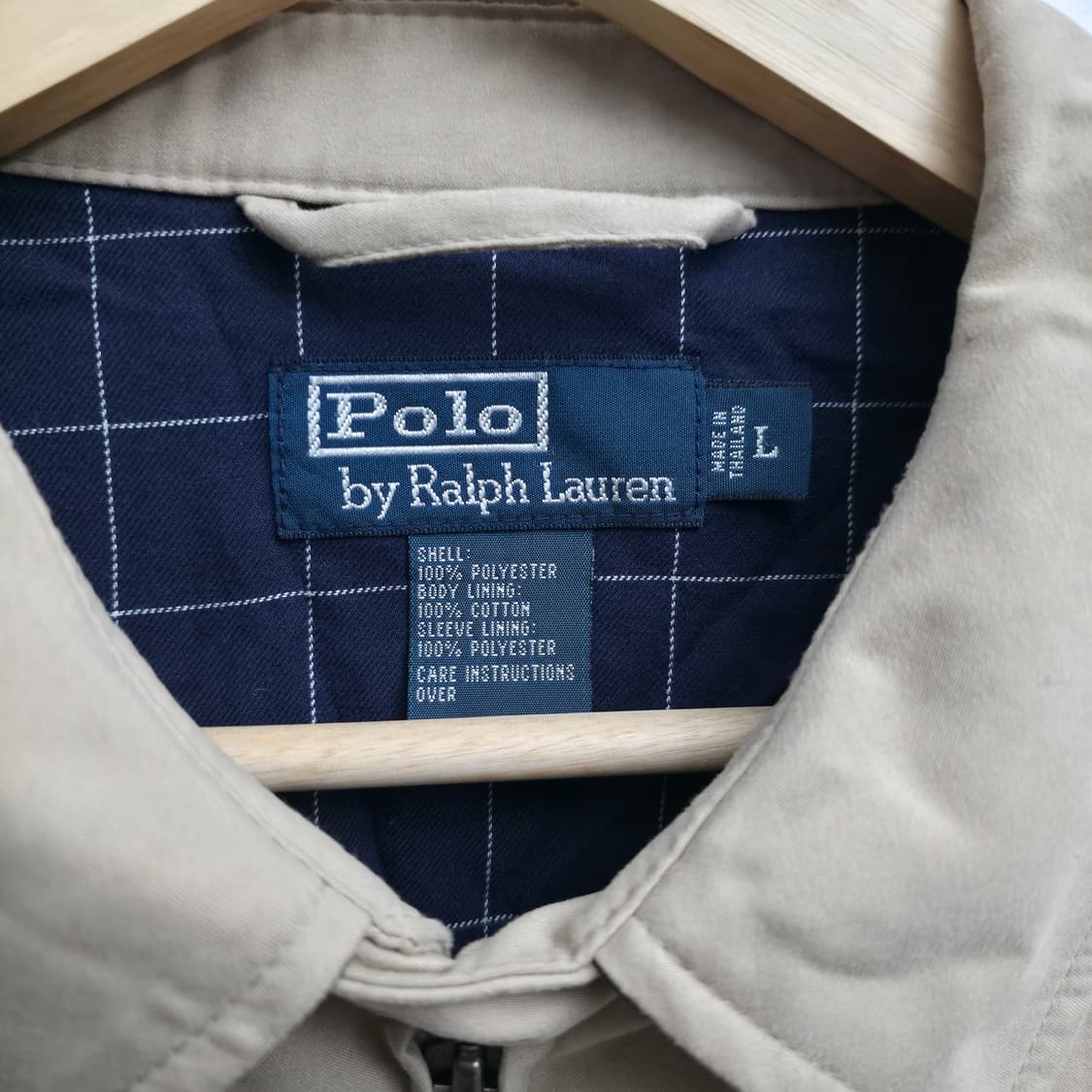 [L] 폴로 랄프로렌 폴리쉘 바이스윙 자켓 베이지 상품이미지5