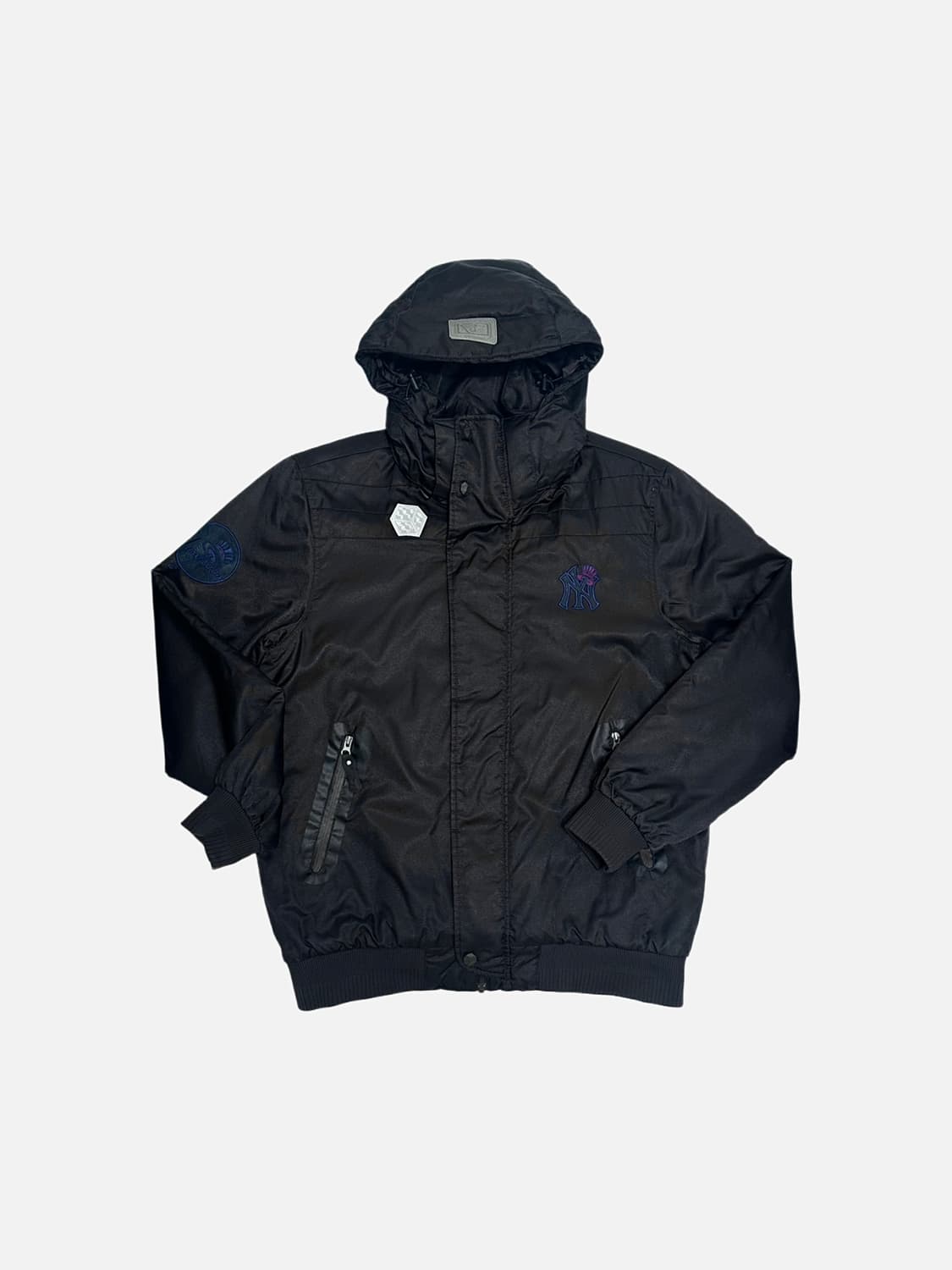 MLB 뉴욕양키즈 빈티지 후드 점퍼 상품이미지1