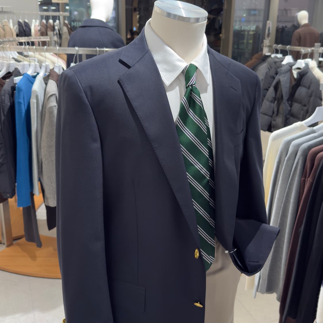 브룩스브라더스 클래식 금장 네이비 자켓[BBJBMM5978] 상품이미지3