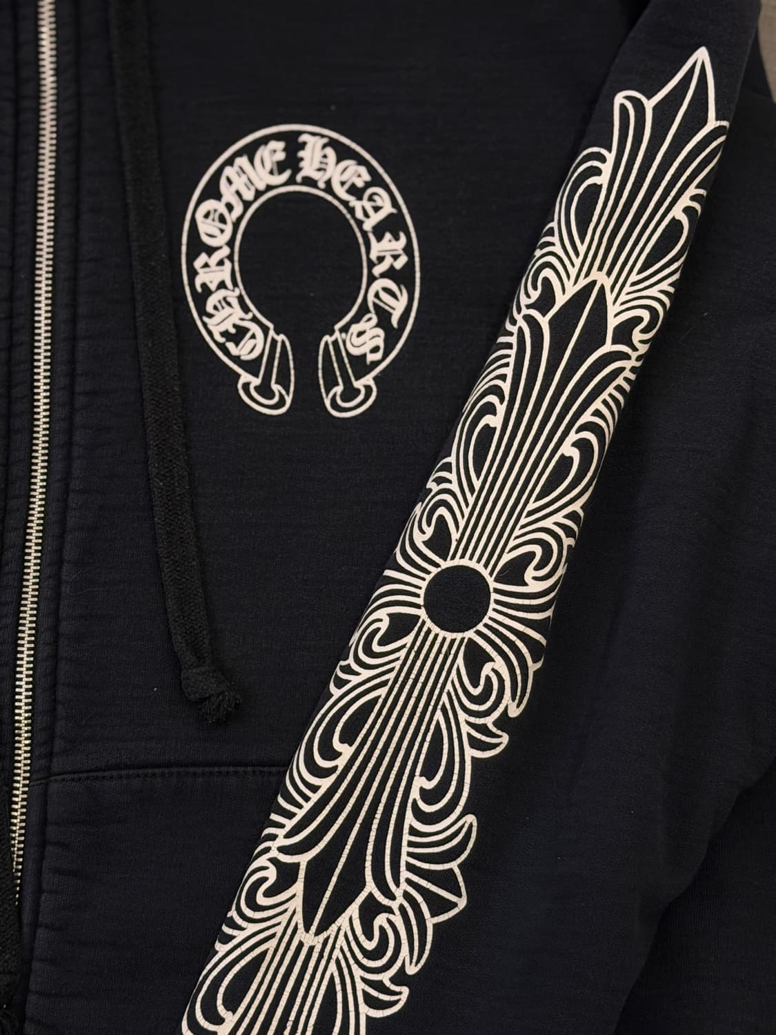 크롬하츠 홀스슈 플로랄 후드집업 M 상품이미지3