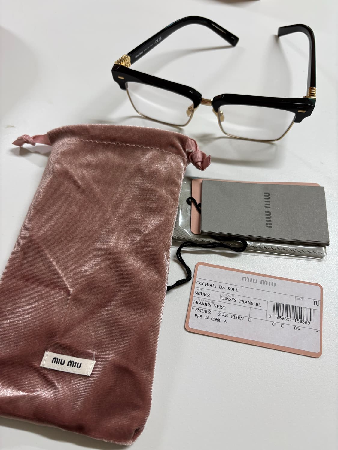 미우미우 장원영 안경 상품이미지3