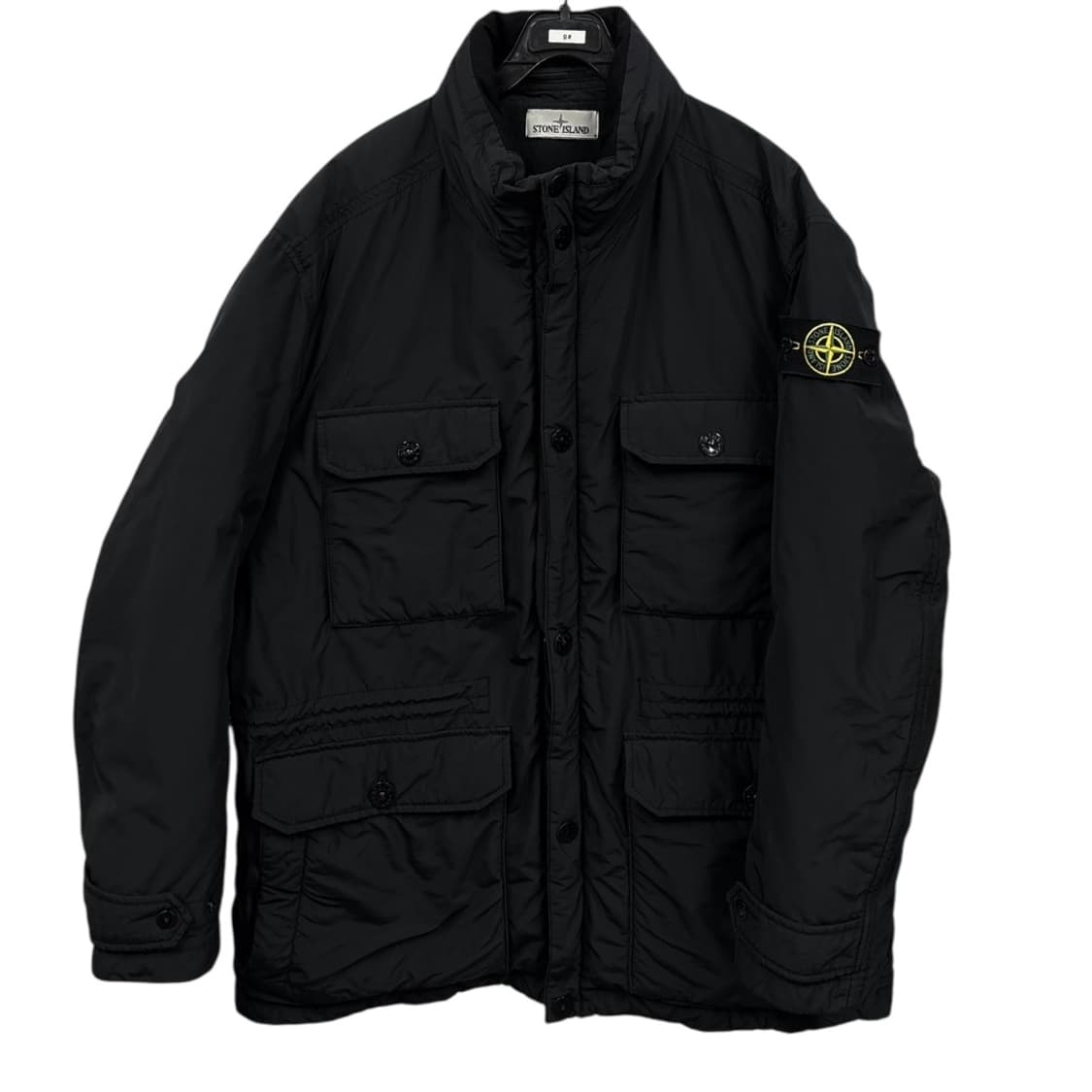 큐알인증) 스톤아일랜드 마이크로랩스 와펜 다운자켓 상품이미지1