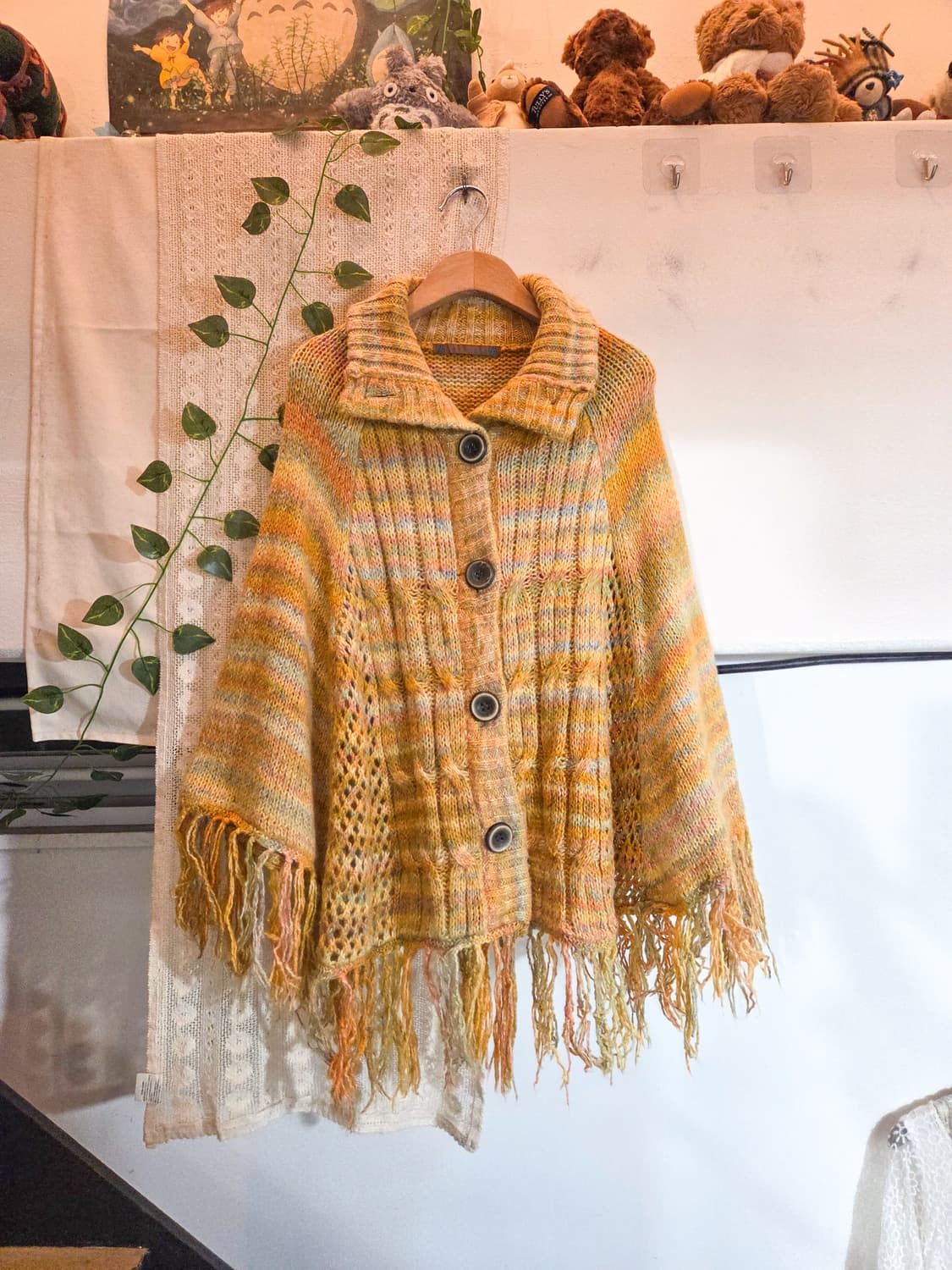 그라데이션 케이프 가디건 상품이미지1