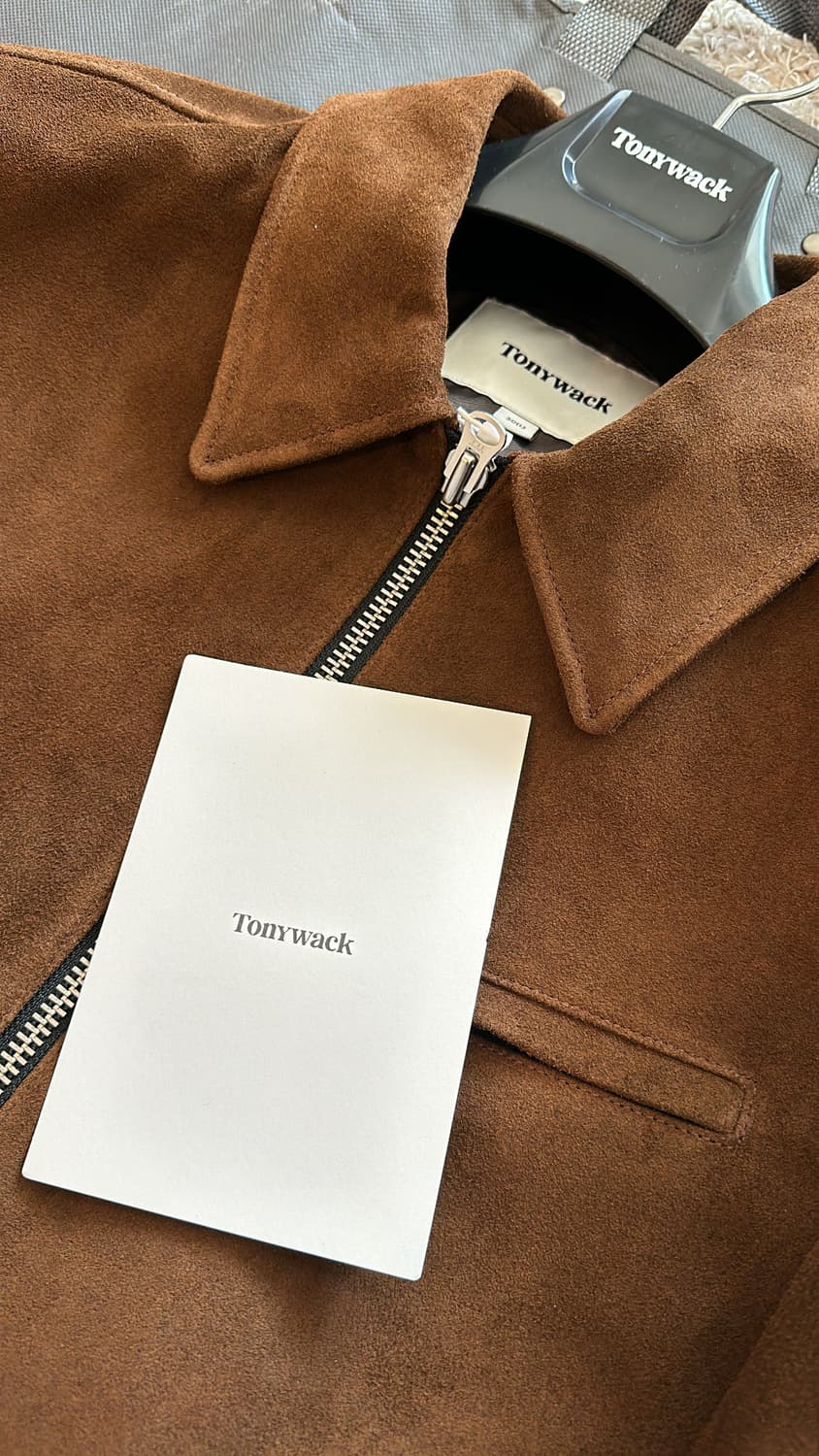 토니웩 카프스웨이드 디트로이드 자켓 L 상품이미지1