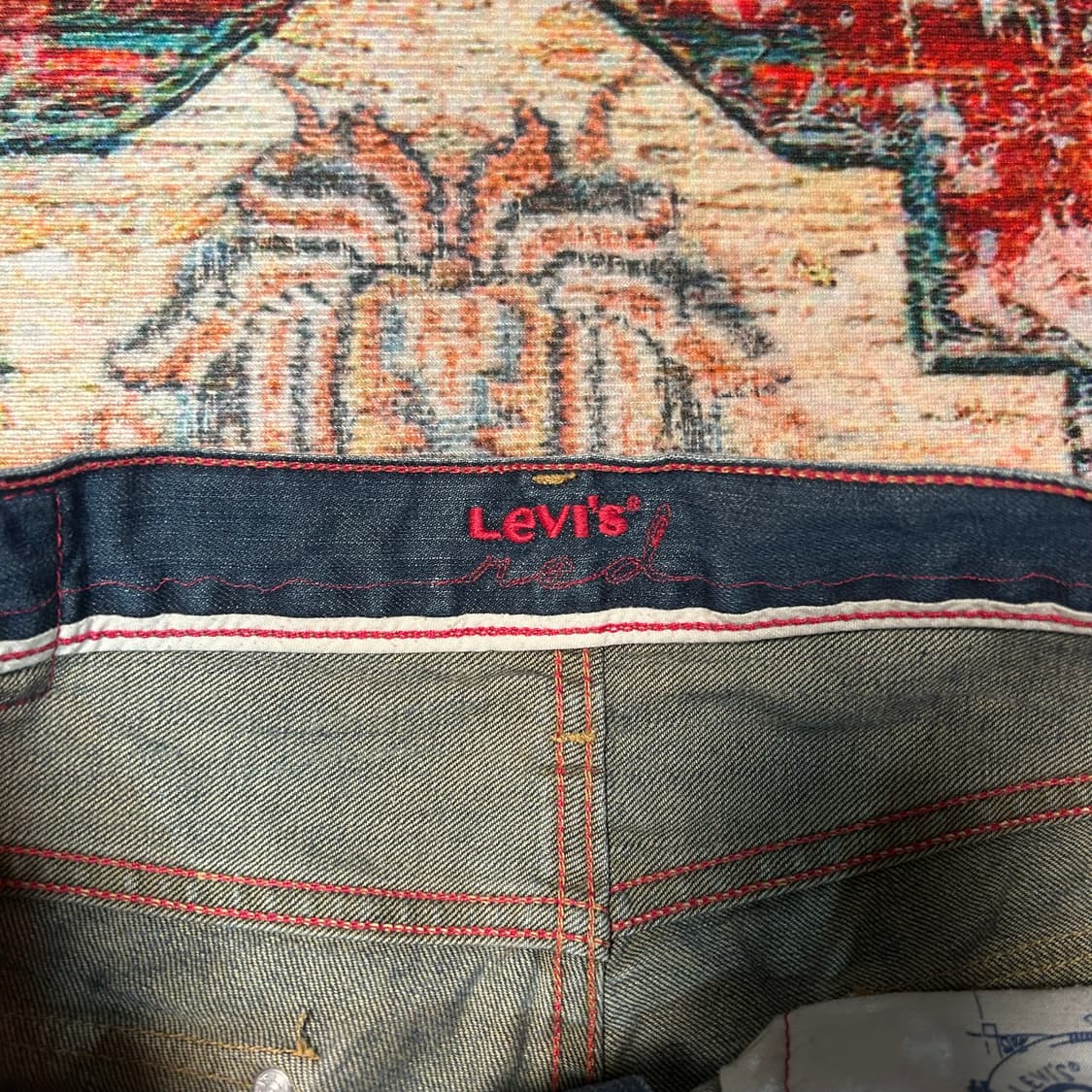 [32] 00s 리바이스 레드 부츠컷 데님 팬츠 상품이미지5