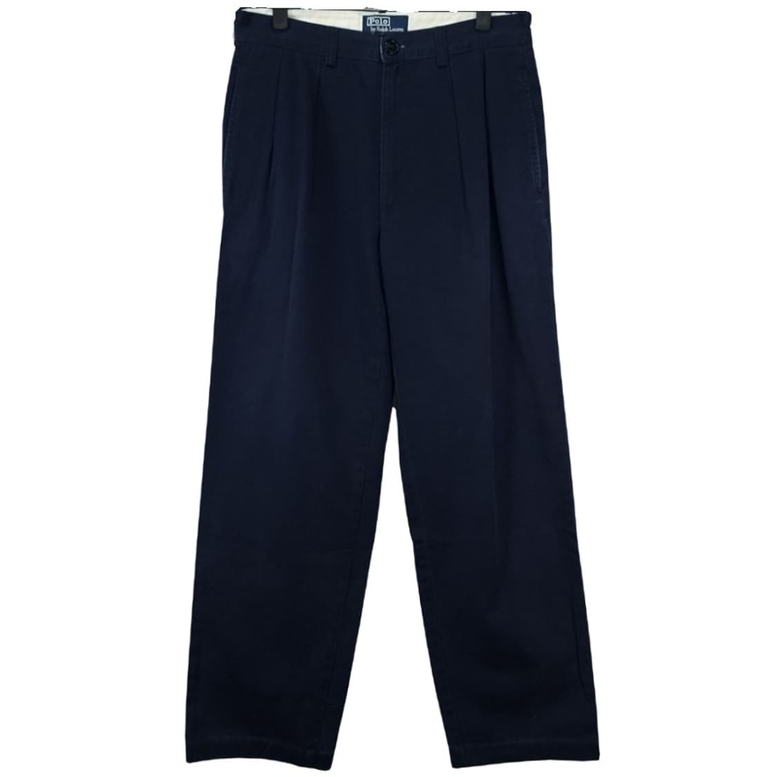 [폴로 랄프로렌] 루즈핏 코튼 투턱 치노 팬츠 네이비 M19650 상품이미지2