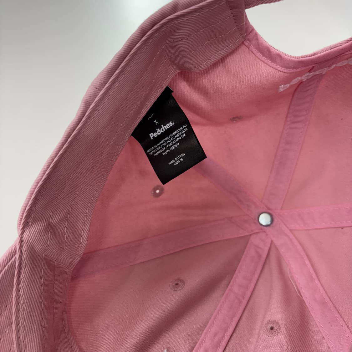 Peaches. x Playboy 'Rabbit Head' 핑크 볼캡 상품이미지4