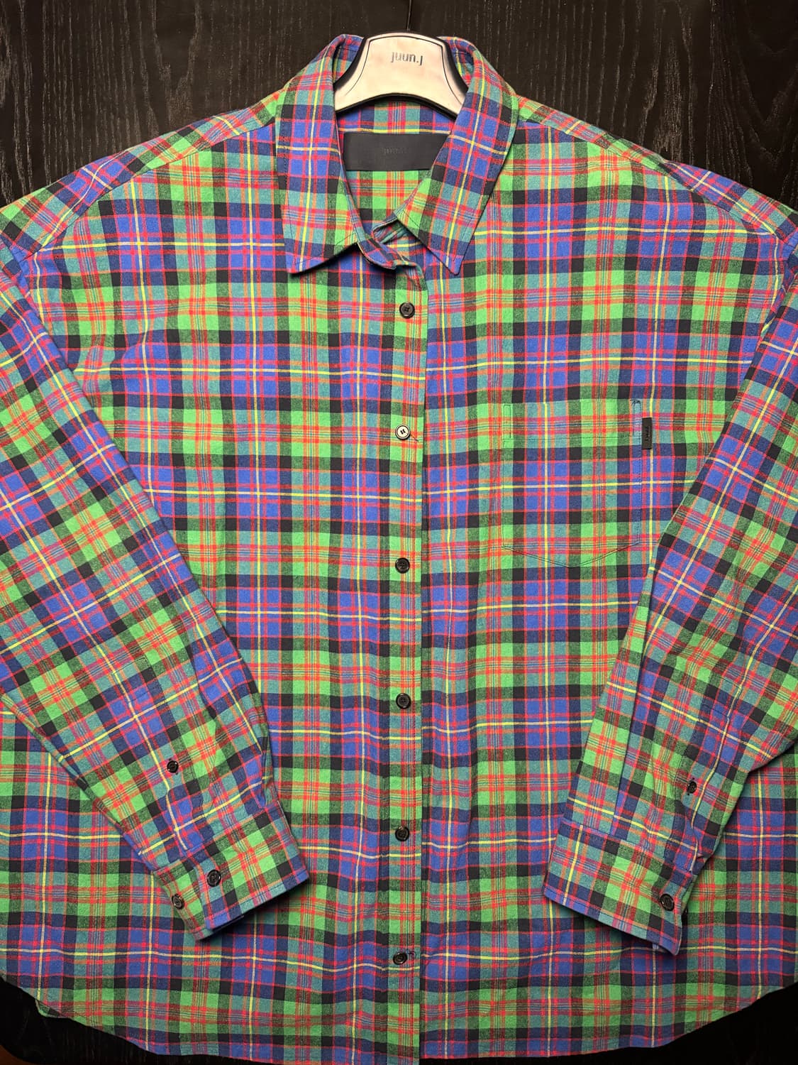 Juun.J [그린블루 루즈핏 클래식 셔츠 50] 상품이미지6