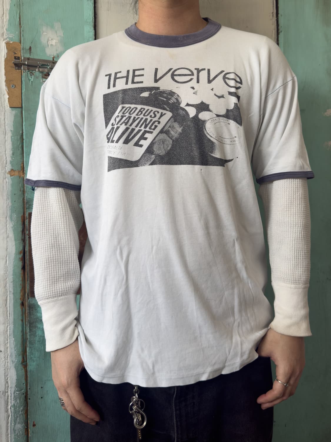 빈티지 티셔츠, 밴드티 써멀 롱슬리브  상품이미지3