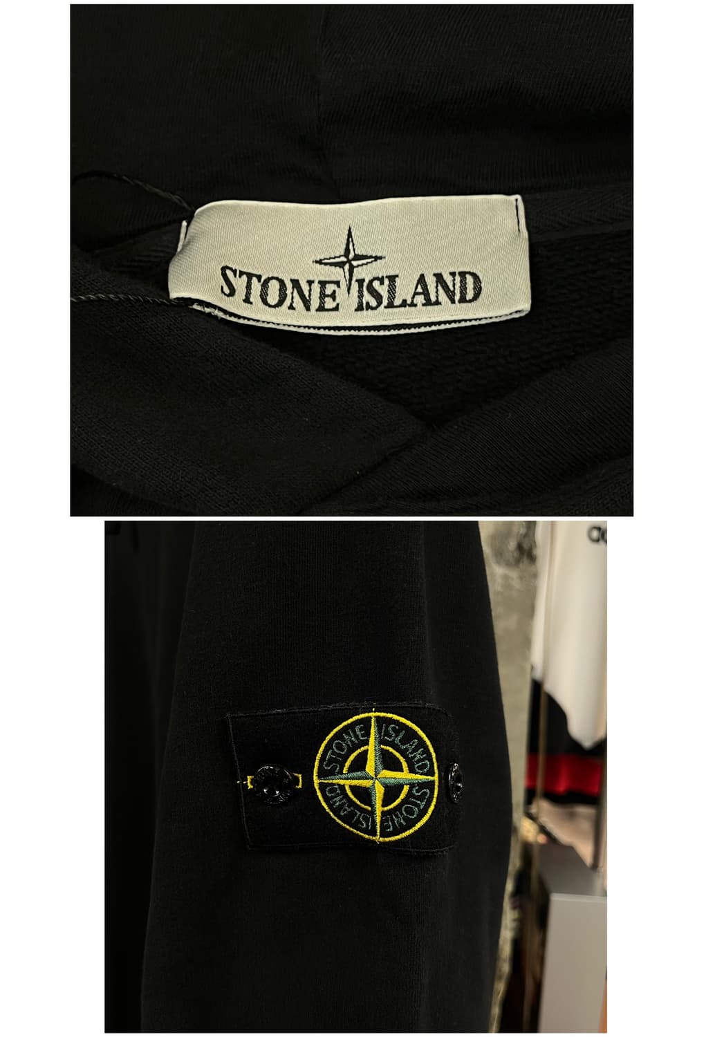 스톤아일랜드 후드티 블랙 XL #csz1869 상품이미지3