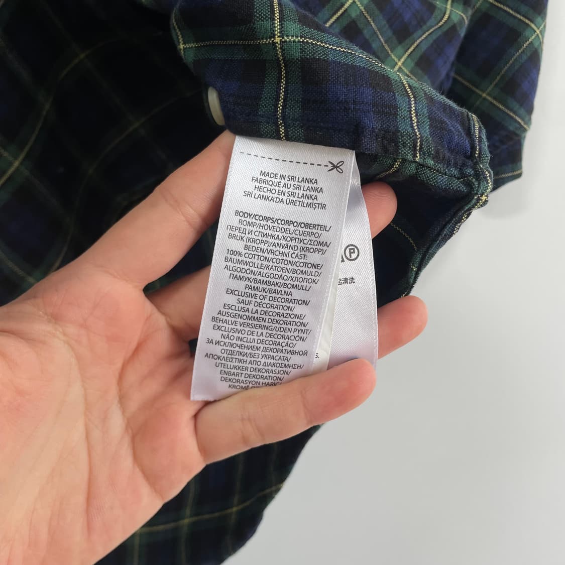 Polo  폴로 랄프로렌 자수 블랙와치 셔츠 상품이미지5