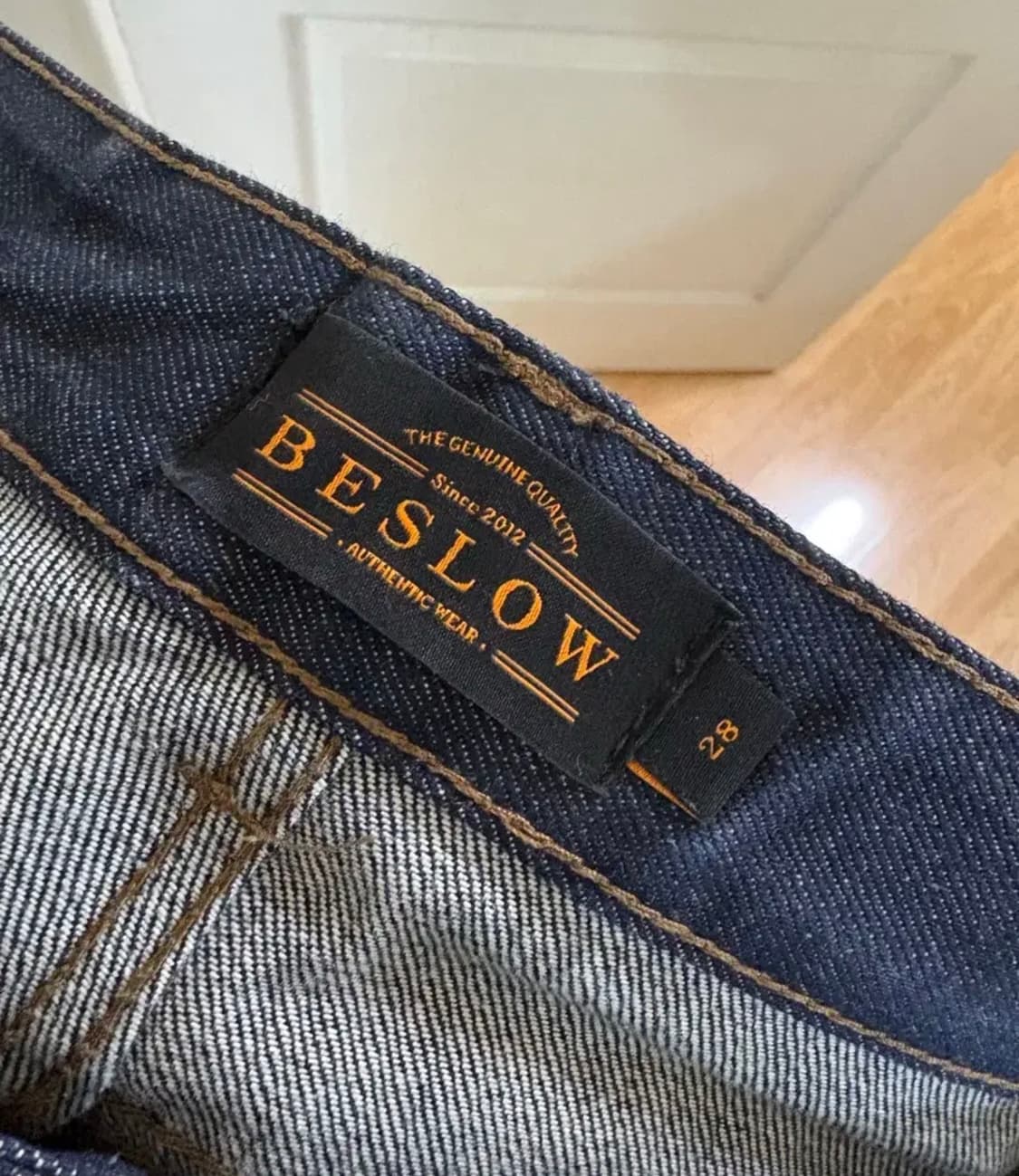 BESLOW 셀비지 데님 청바지 28 상품이미지1