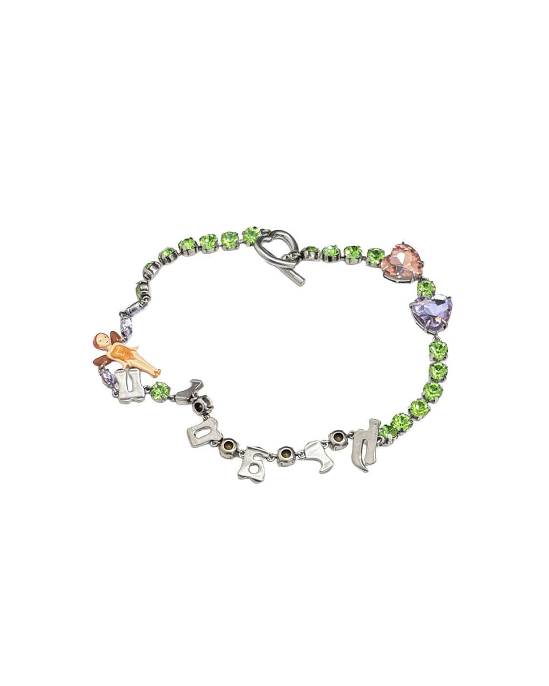 헤븐 큐빅 로고 초커 상품이미지2