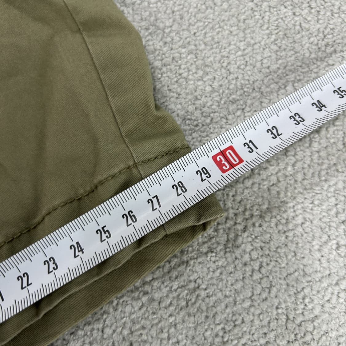 타미힐피거 카키색 반바지 면바지 숏팬츠 34 상품이미지8