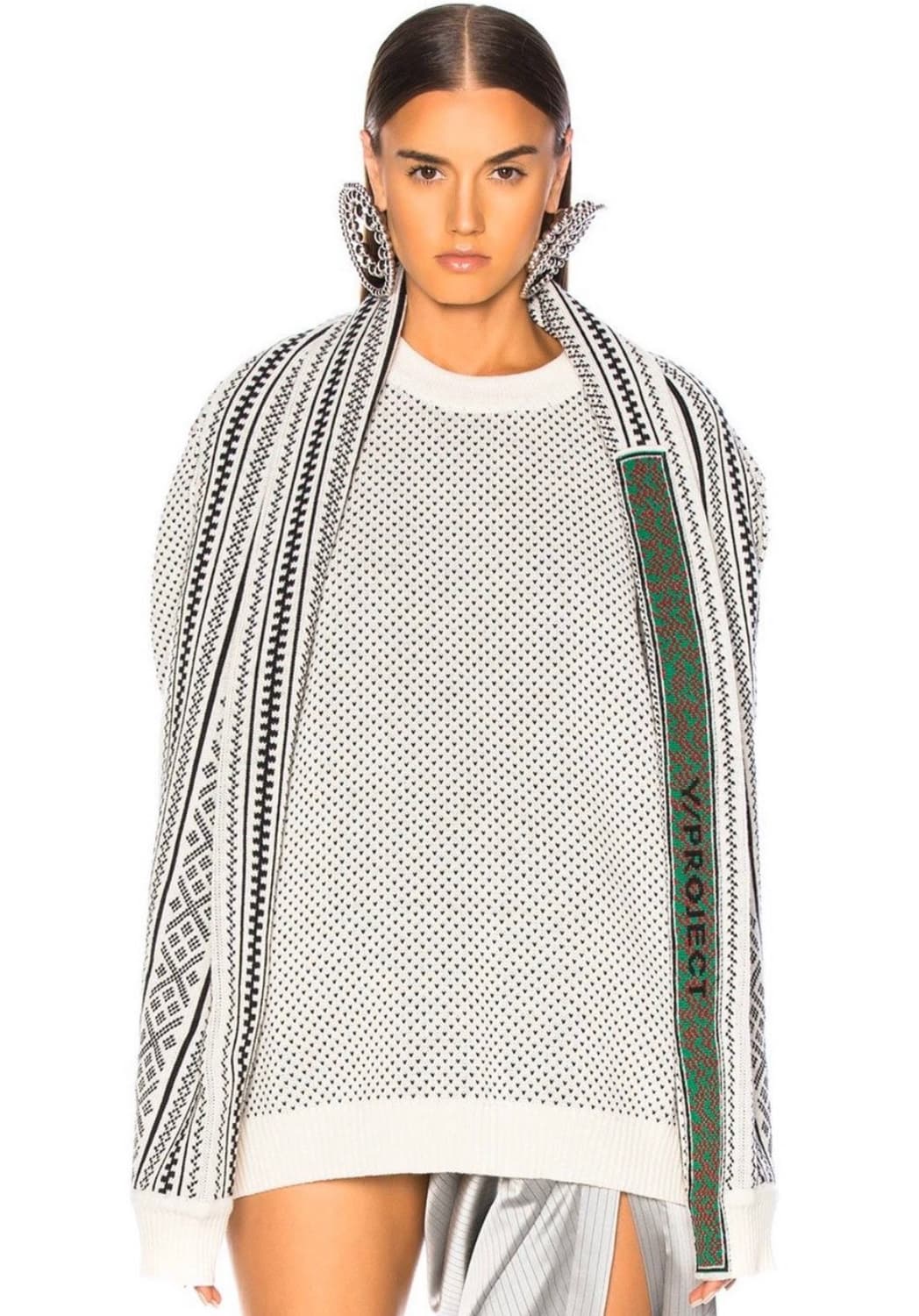 y project 숄더 로고 니트 상품이미지1