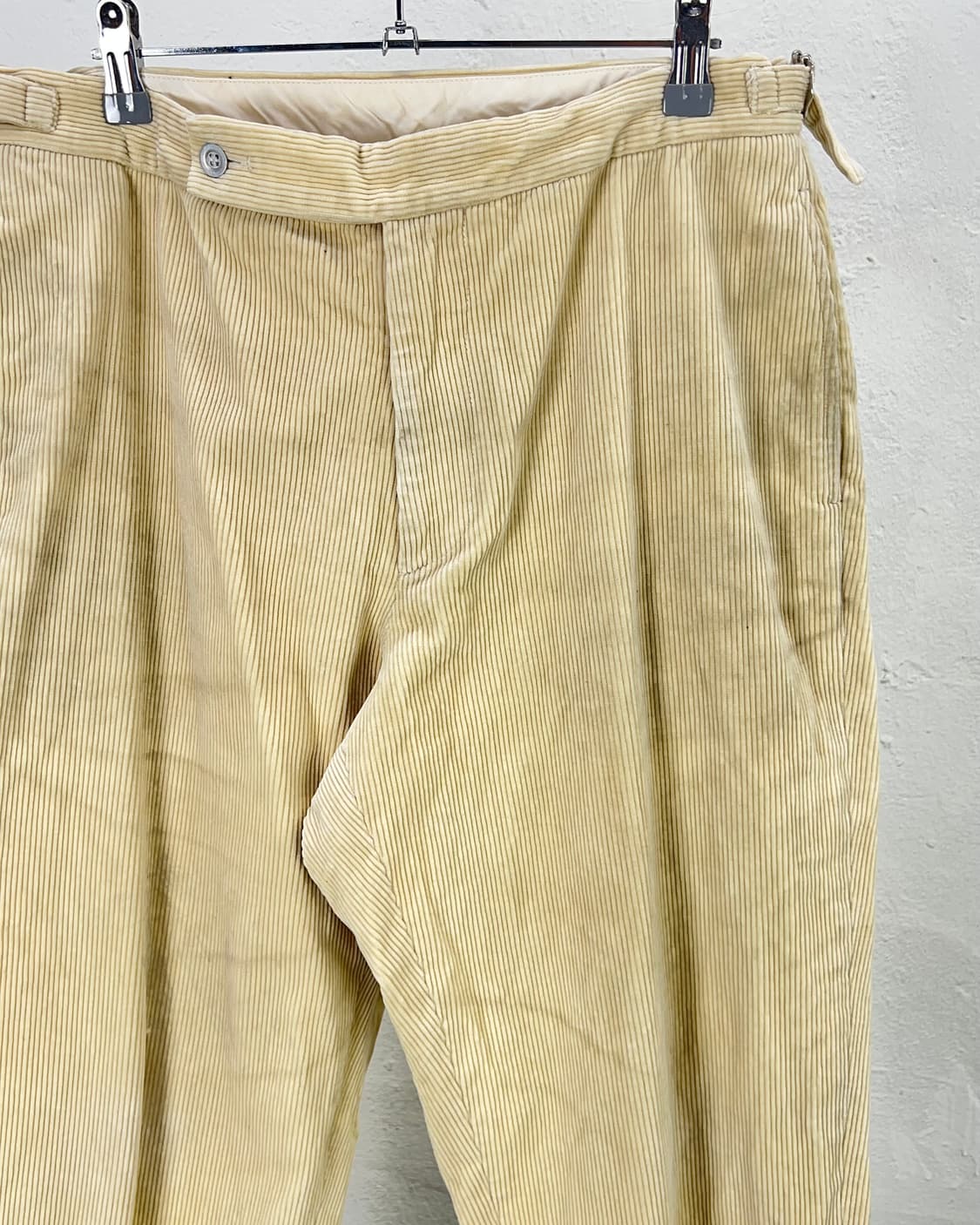 헤리티지 플로스 아이보리 골덴 코듀로이 트라우저 팬츠 상품이미지3