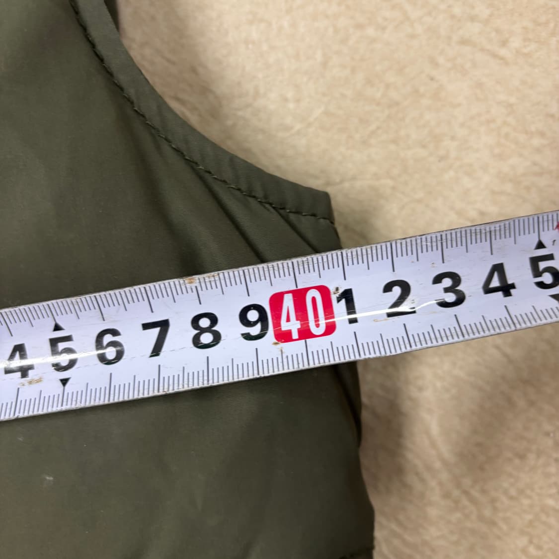 아베크롬비 카키 조끼 패딩 상품이미지5