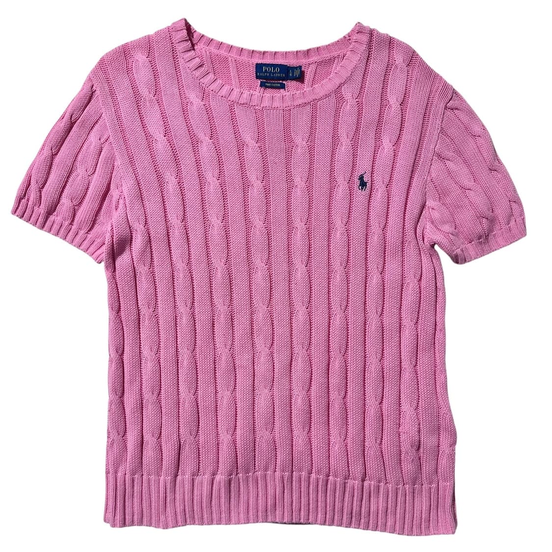 폴로 랄프로렌 케이블 반팔 니트 상품이미지1