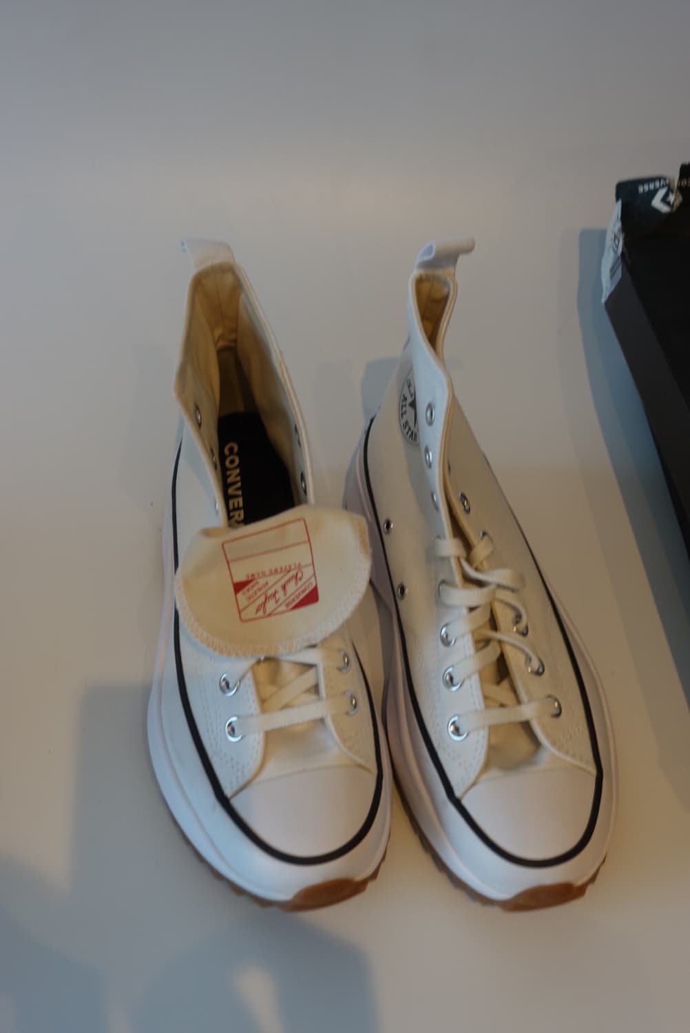 컨버스 런스타 하이크 Hi “White Black Gum”  상품이미지7