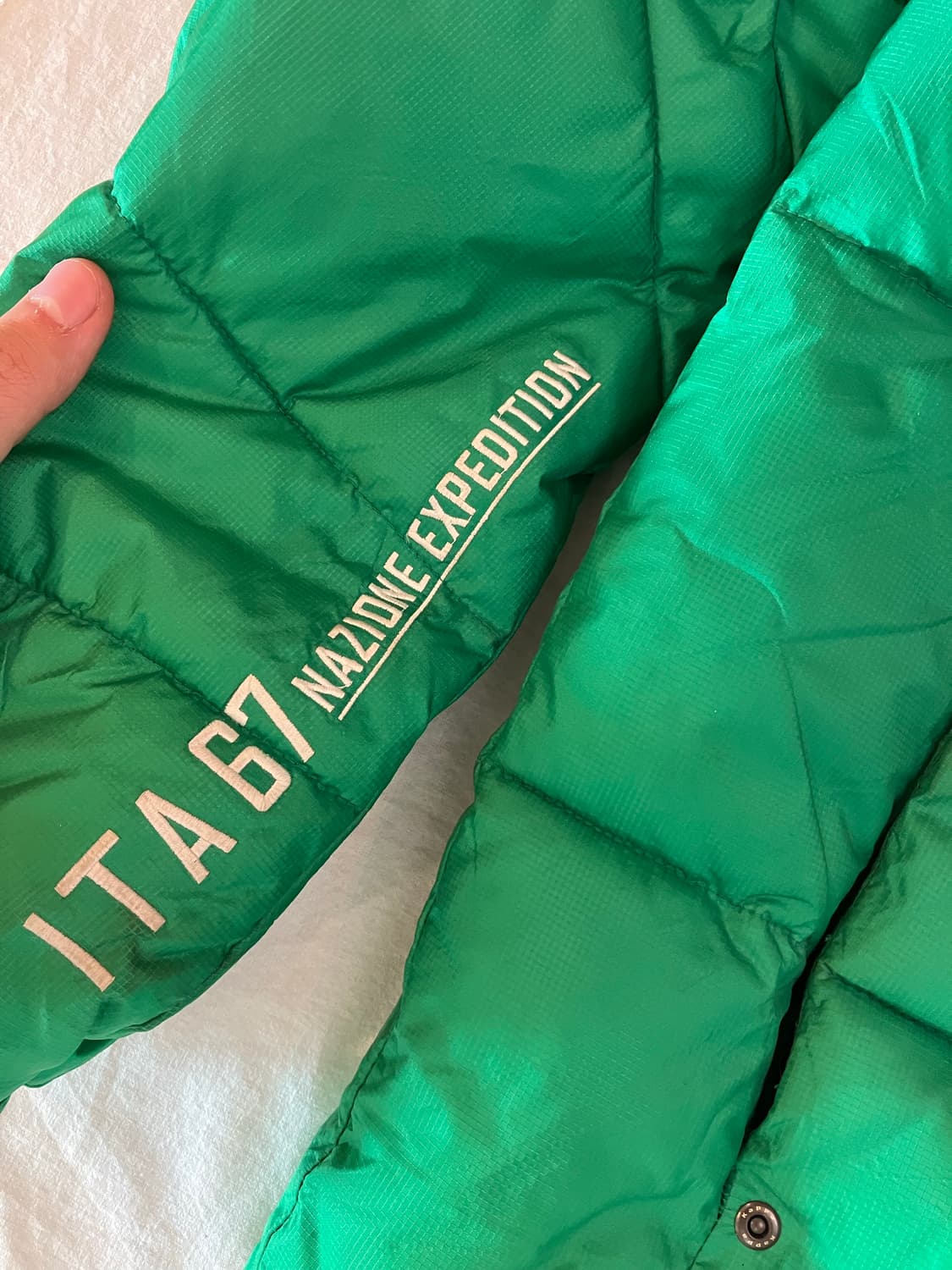 대장급 카파 이탈리아 치프키프 고프코어 패딩 그린 상품이미지2