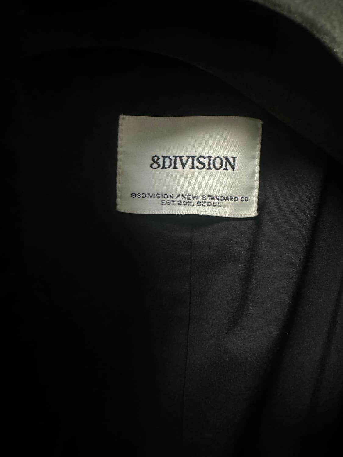 8division 자체 제작 울 알파카 롱 코트 상품이미지2