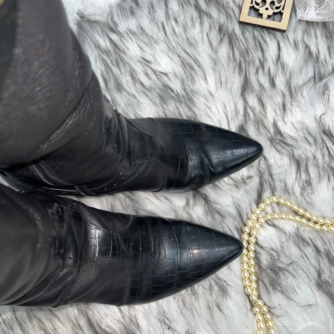 빈티지 스터드 부츠 상품이미지4