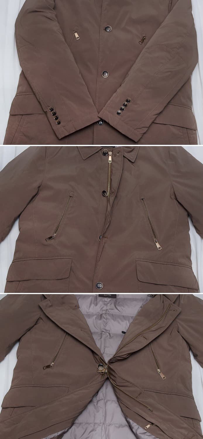 마에스트로 이탈리안 클래식 구스다운 패딩 코트 (105+) 상품이미지6