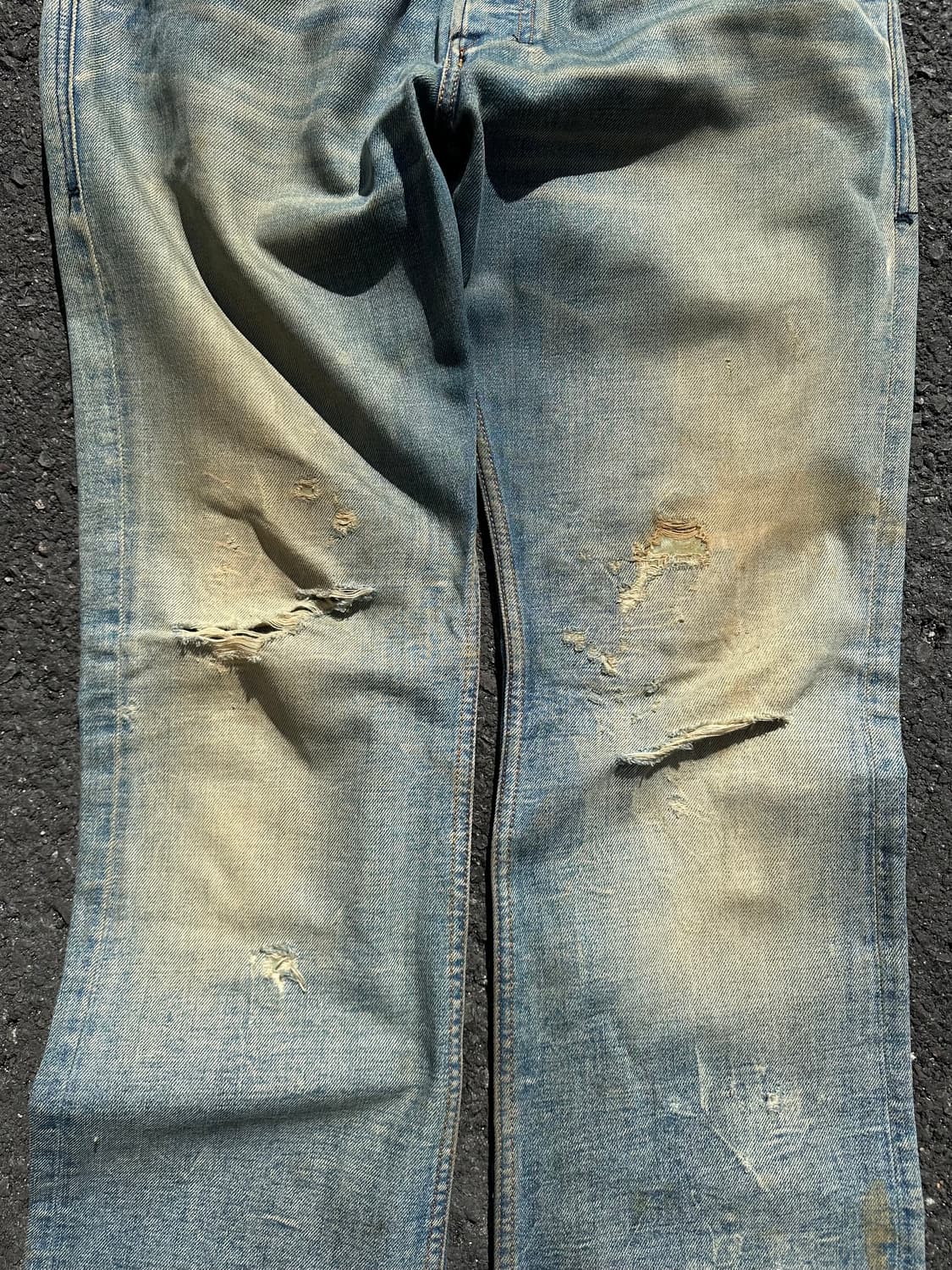 00’s Diesel zatiny repair denim pants 상품이미지7