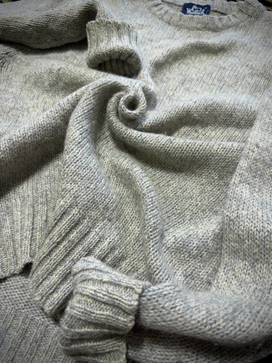 60s Woolrich wool fisherman Knit 상품이미지1
