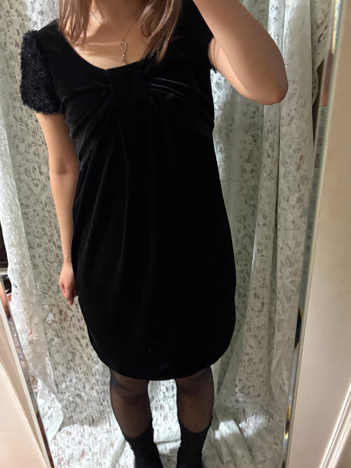 Velvet ribbon one piece 상품이미지7