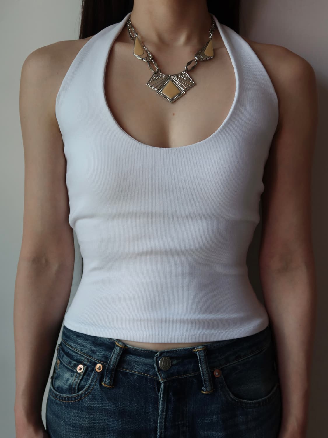 bold metal necklace 상품이미지2