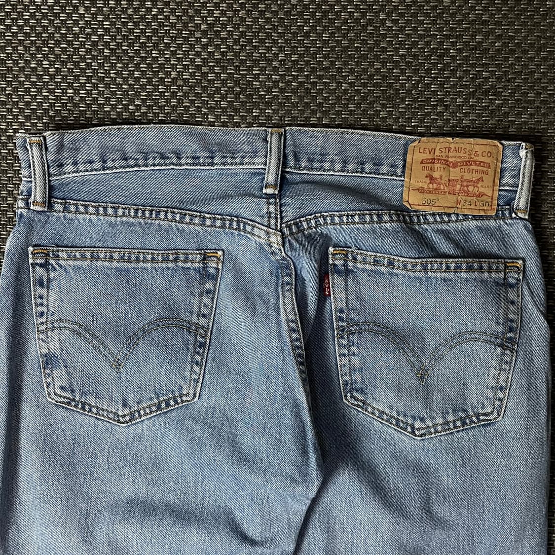 (34) 리바이스 505 34X30 중청 데님 팬츠 스트레이트핏 상품이미지9
