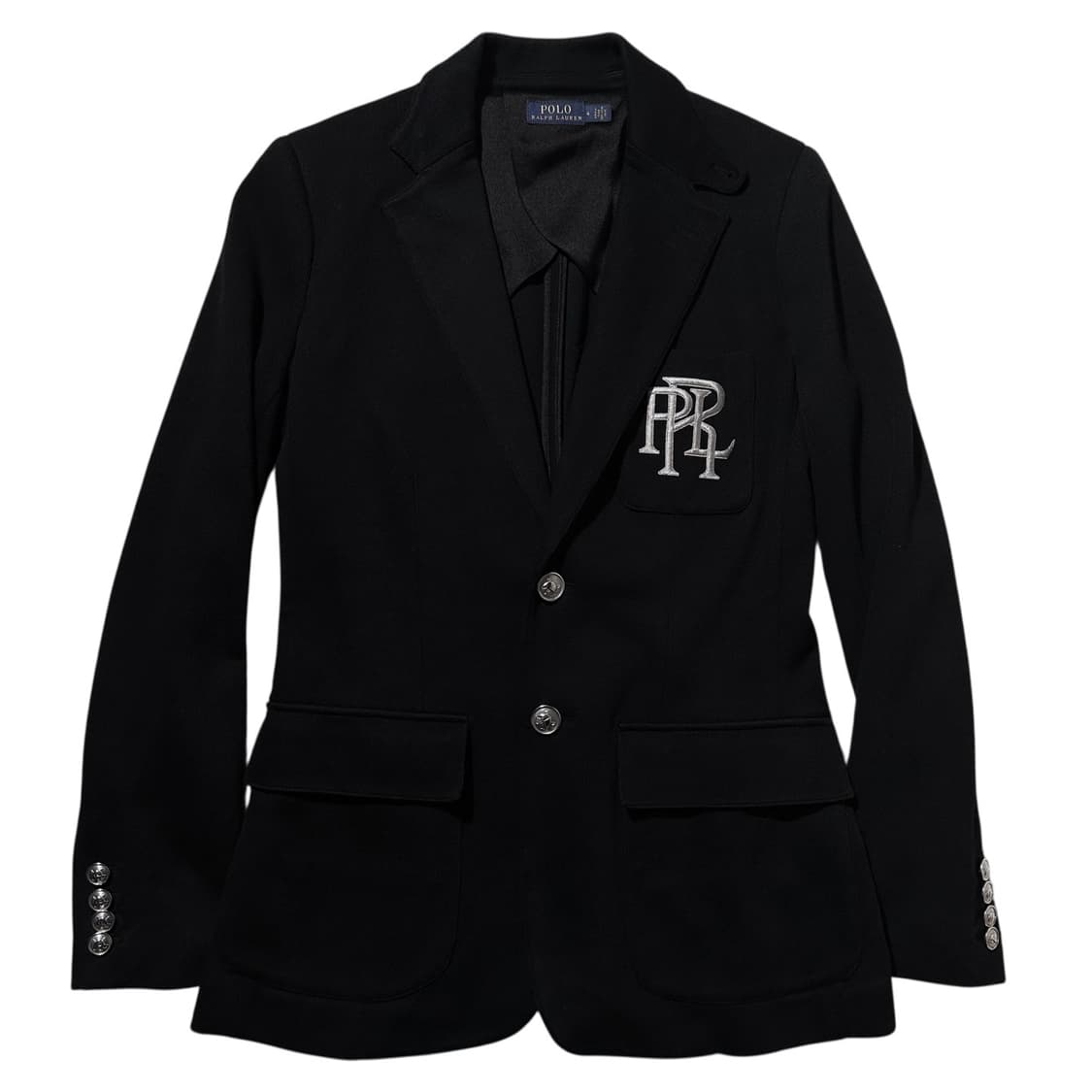 폴로 랄프로렌 크레스트 로고 포켓 은장 버튼 싱글 2B 블레이저 자켓  상품이미지1