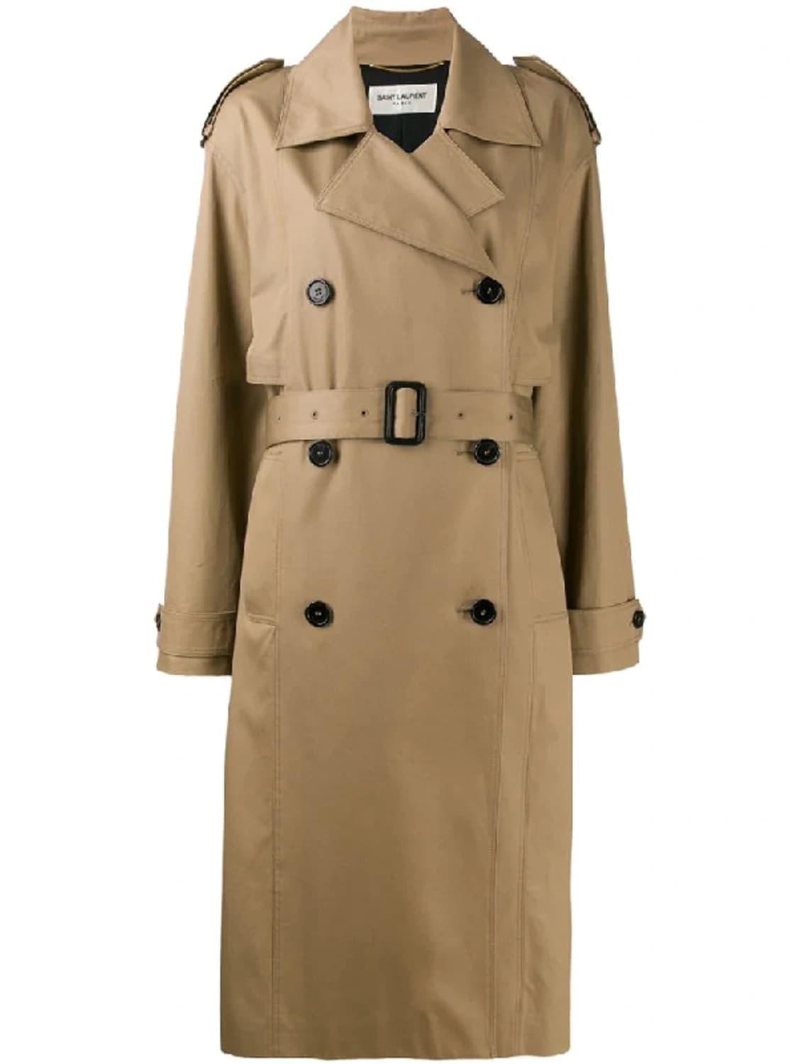 생로랑 Cotton-silk Belted Trench Coat 상품이미지2