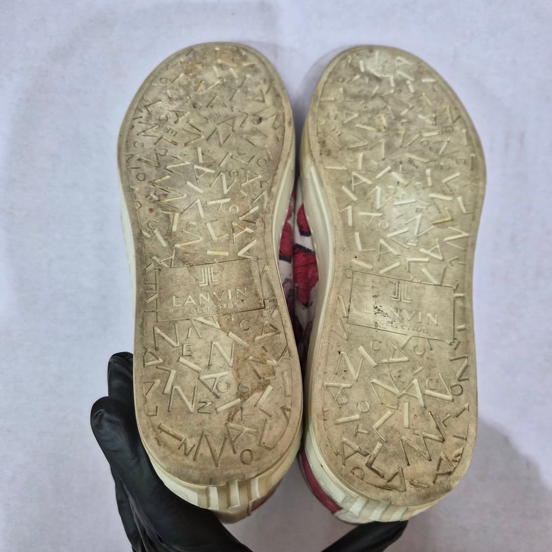 랑방 컬렉션 플로럴 파이톤 하이탑 스니커즈 상품이미지8